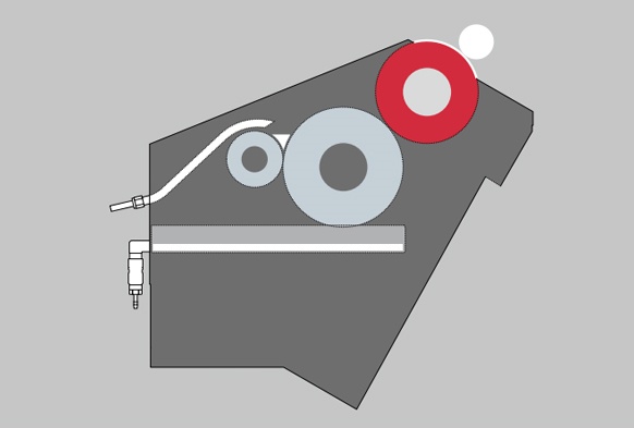Roller coating units